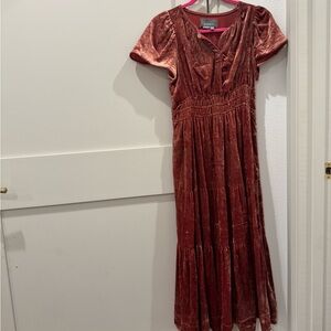 Elegant Velvet Somerset Dress